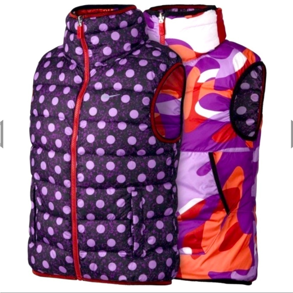 Nike Alliance Reversible Vest Camo Polka Dot L